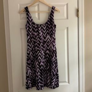 Thin strap scoop neck dress tiered